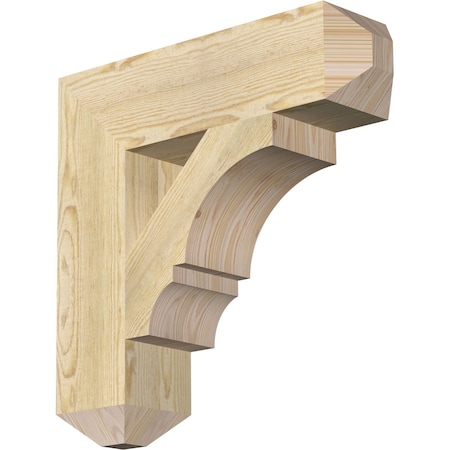Ekena Millwork Balboa Craftsman Rough Sawn Bracket, Douglas Fir, 6"W x 24"D x 24"H BKT06X24X24BOA04RDF